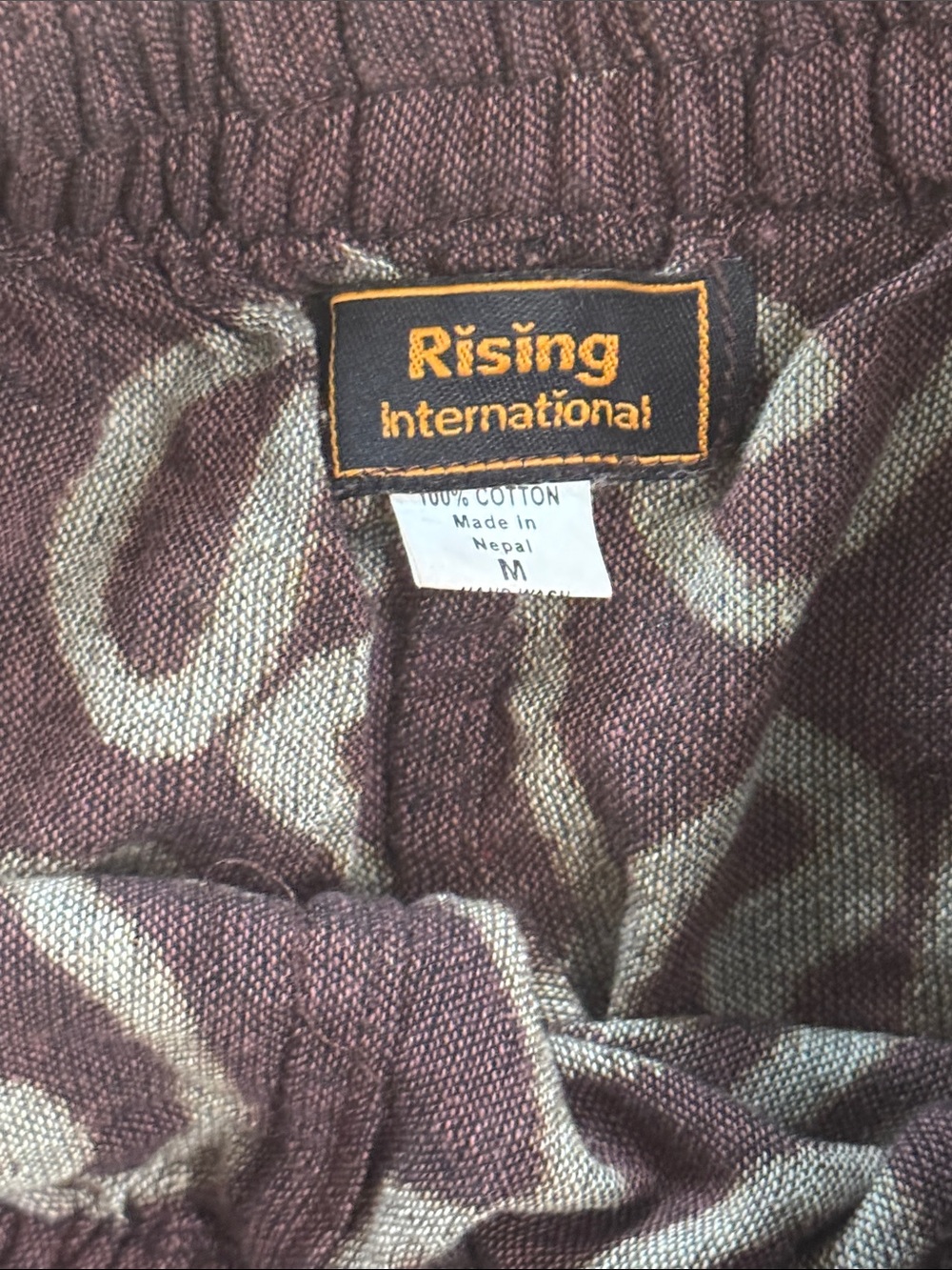 Rising International 100% Cotton Cut Work Trim Drawstring Half Pant Cargo Shorts - Picture 4 of 6
